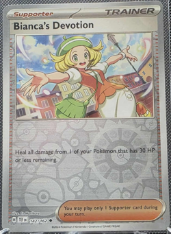 Bianca's Devotion 142/162 Reverse Holo Temporal Forces TEF NM/M Pokemon TCG - Image 1