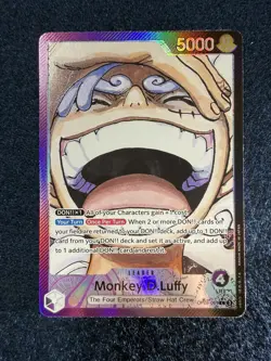 Monkey.D.Luffy #OP09-061 Alt Art Leader One Piece - Image 1
