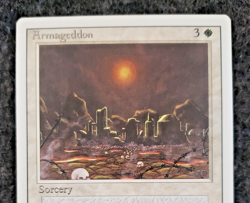 Armageddon Magic The Gathering Revised MTG LP Actual Card Photos...... (DS3D1K7) - Image 3