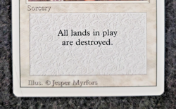 Armageddon Magic The Gathering Revised MTG LP Actual Card Photos...... (DS3D1K7) - Image 5