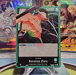 Roronoa Zoro OP12-020 L Legacy of the Master One Piece Card Game NM/M - Image 1