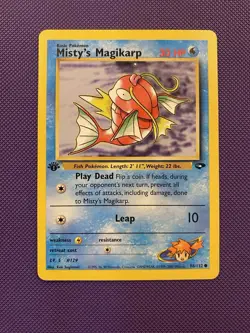 Misty's Magikarp 88/132 Pokemon Card Gym Challenge 1st Edition LP - Image 1
