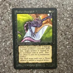Artifact Possession Antiquities Black Common MAGIC GATHERING CARD - Image 1