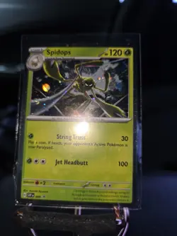 Pokemon Spidops TCG Black Star Promo SVP009 Holo Card Scarlet & Violet - Image 1