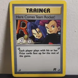 2000 Pokemon TCG Here Comes Team Rocket! 15/82 Holo Rare Vintage Card WOTC LP - Image 1