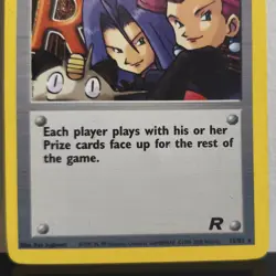 2000 Pokemon TCG Here Comes Team Rocket! 15/82 Holo Rare Vintage Card WOTC LP - Image 3