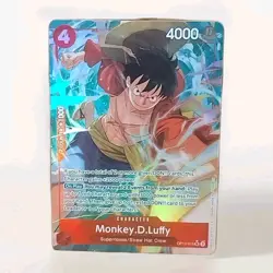 One Piece TCG OP12-015 Monkey D. Luffy Alt Art SR Super Rare English Card NM - Image 1