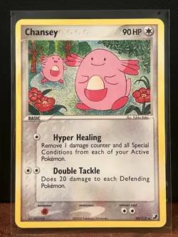 CHANSEY 20/115 - NON-HOLO RARE - Unseen Forces - 2005 Pokemon Card - NM - Image 1