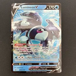 Pokemon TCG Lumineon v SWSH250 Holo Promo Card Mint/Near Mint Condition - Image 2