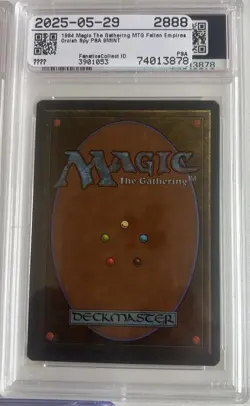 MTG Susan Van Camp Signed "Orcish Spy" Fallen Empires Magic the Gathering PSA 9 - Image 2
