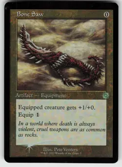 Bone Saw Foil U The Brothers' War: Retro Frame Artifacts 7 MTG - Image 1