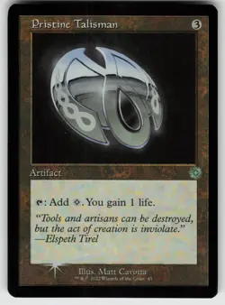 Pristine Talisman Foil U The Brothers' War: Retro Frame Artifacts 43 MTG - Image 1