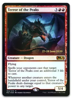 Terror of the Peaks (M21) #164 (Foil) (NM) Prerelease Cards PRE Magic MTG - Image 1