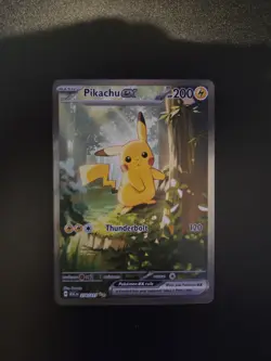 Ascended Heroes Forest Pikachu Ex #276/217 NM SIR Pokemon Card - Image 1