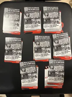 73 Fusion World Fb08 Code Cards - Image 1