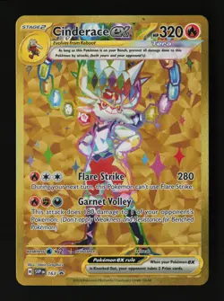Cinderace ex 163 Holo SV: Scarlet & Violet Promo Cards Pokemon Card - Image 1