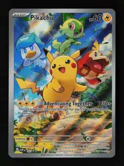 Pikachu 027 Holo SV: Scarlet & Violet Promo Cards Pokemon Card - Image 1