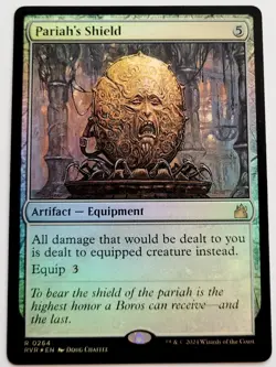 MTG Pariah's Shield - FOIL - Ravnica Remastered 264) NM - Image 1