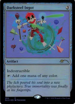 Darksteel Ingot - Foil - Secret Lair A Box of Rocks - 204 NM - Image 2