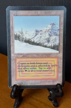 Taiga - Alpha - Magic the Gathering MTG - MP - Reserve List - Dual Land - Image 1