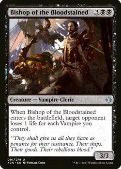 X 1 Bishop of the Bloodstained NM-M Ixalan 091 MTG Magic The Gathering - Image 1