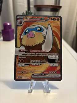 Mamoswine ex Art Rare 174/159 – Journey Together Pokemon Card AR - Image 1