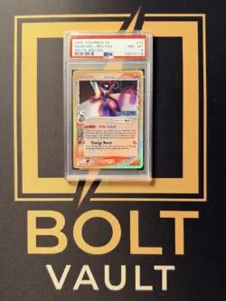 Pokemon Mewtwo EX Delta Species Reverse Holo Rare Card 12/113 PSA 8 NM-MT 2005 - Image 1