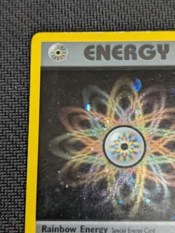 Pokemon TCG Rainbow Energy Holo Rare Team Rocket 17/82 MP Condition - Image 3