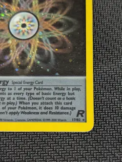 Pokemon TCG Rainbow Energy Holo Rare Team Rocket 17/82 MP Condition - Image 5