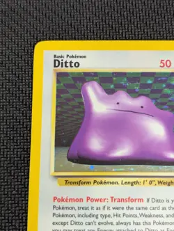 Pokemon TCG Ditto Fossil 3/62 Holo Unlimited Rare, HP - Image 3