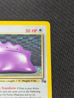 Pokemon TCG Ditto Fossil 3/62 Holo Unlimited Rare, HP - Image 4