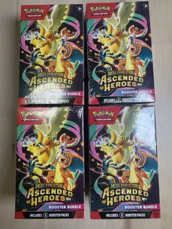 Pokemon TCG Ascended Heroes Booster Bundle - Lot of X4 New/Sealed READY TO SHIP - Image 1