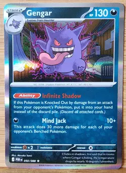 Pokemon Gengar 050/088 Perfect Order ME03 Rare Holo TCG Card NM/M - Image 1