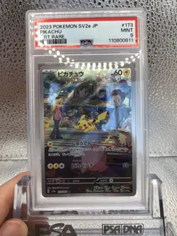 2023 Pikachu AR 173/165 SV2a Pokemon 151 Japanese PSA 9 Mint - Image 1