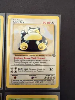 Pokemon Lot 4 WOTC Jungle Base Scyther Snorlax 1st Ed Pidgeot Pinsir - Image 3
