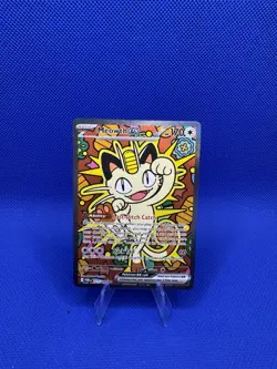 Meowth ex 121/088 ENGLISH Special Illustration Rare - Perfect Order SIR Pokemon - Image 1