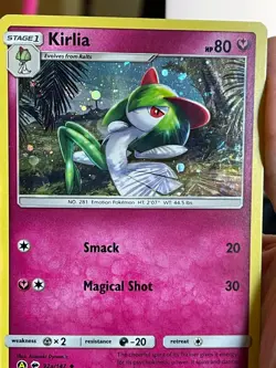POKEMON KIRLIA 92a/147 UNCOMMON COSMOS HOLO SWIRL ALTERNATE ART NM - Image 3