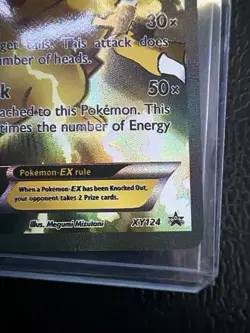 Pokemon Pikachu EX Full Art Promo Holo XY124 XY English 130 HP Mizutani - Image 4