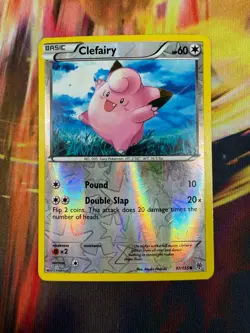 Clefairy 97/135 MP-DMG Reverse Holo Plasma Storm 2013 Pokemon TCG - Image 1