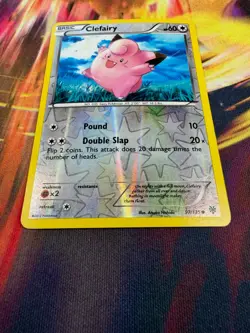 Clefairy 97/135 MP-DMG Reverse Holo Plasma Storm 2013 Pokemon TCG - Image 2