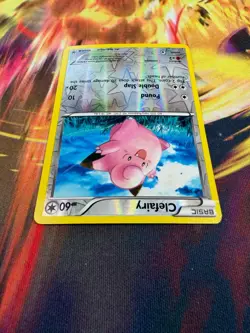 Clefairy 97/135 MP-DMG Reverse Holo Plasma Storm 2013 Pokemon TCG - Image 3