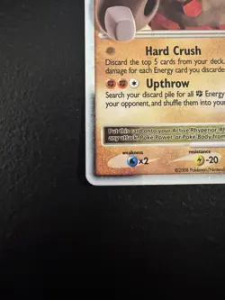 Pokemon Rhyperior LV.X DP29 Diamond & Pearl Promo Holo Level Up 170 HP - Image 4