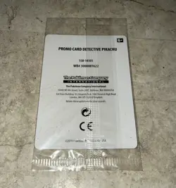 Pokemon 2019 Black Star Promo SM190 DVD Stamped Holo Detective Pikachu Sealed - Image 2
