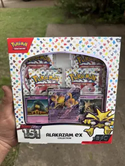 Pokemon Scarlet & Violet 151 Alakazam EX Promo Booster Collection Box - Image 1