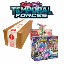 Pokemon Scarlet & Violet Temporal Forces Booster Box Case Sealed - Image 4