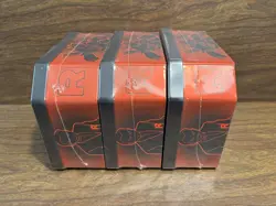 Pokemon TCG Destined Rivals Team Rocket Tin Set of 3 New Factory Sealed - Image 3