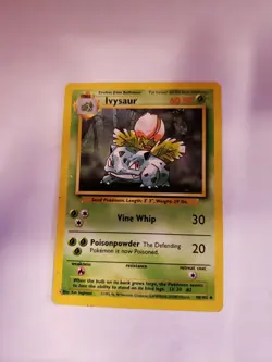 Pokemon TCG Ivysaur Base Set 30/102 Regular Unlimited Uncommon HP - Image 1