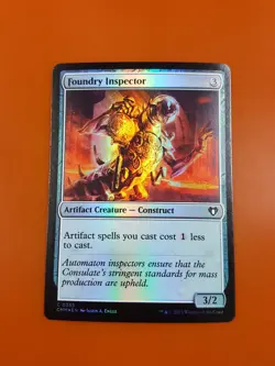 1x Foundry Inspector | FOIL | Commander Masters | MTG Magic Cards - Image 3