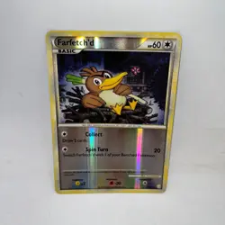 Farfetch'd 19/123 Rare HeartGold & SoulSilver Pokemon Reverse Holo MP - Image 1