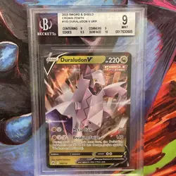 2023 Pokemon Sword & Shield Crown Zenith Duraludon V #103/159 - Image 3